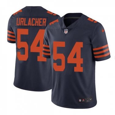 Brian Urlacher #54 Chicago Bears Throwback Limited Player Jersey Men's Navy Size XL