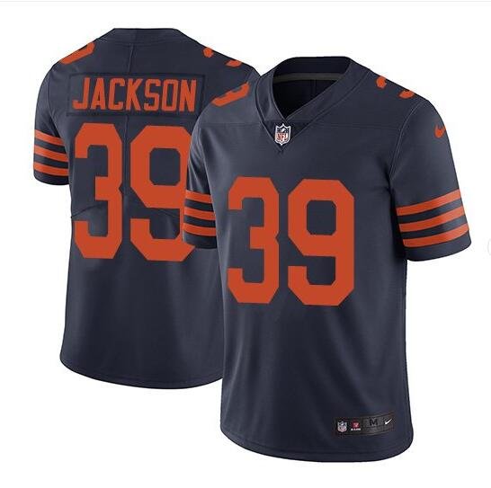 Eddie Jackson #39 Chicago Bears Throwback Limited Player Jersey Men's ...