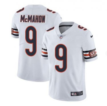 Jim McMahon #9 Chicago Bears Limited Player Jersey Men's White Size M