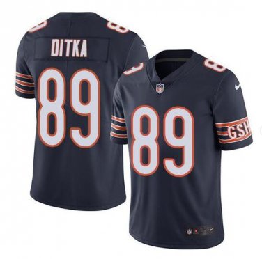 Mike Ditka #89 Chicago Bears Limited Player Jersey Men's Navy Size M