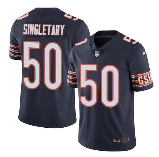 Mike Singletary #50 Chicago Bears Limited Player Jersey Men's Navy Size ...