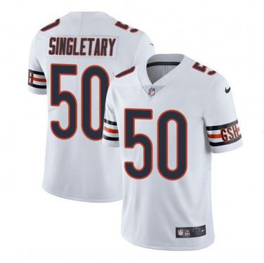 Mike Singletary #50 Chicago Bears Limited Player Jersey Men's White Size XL
