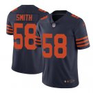 Roquan Smith #58 Chicago Bears Throwback Limited Player Jersey Men's Navy Size M