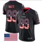 J.J. Watt #99 Houston Texans Limited Player Jersey Men's Black National Flag Size XXXL