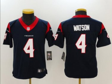 Deshaun Watson #4 Houston Texans Limited Player Jersey Youth Navy Size S