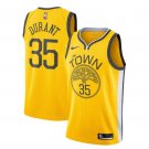 Kevin Durant #35 Golden State Warriors 2018/19 Swingman Men's Jersey Earned Edition Yellow Size L