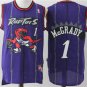Tracy McGrady #1 Toronto Raptors Hardwood Classics Men's Jersey Purple Size M