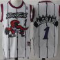 Tracy McGrady #1 Toronto Raptors Hardwood Classics Men's Jersey White Size L
