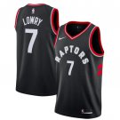 Kyle Lowry #7 Toronto Raptors Swingman Men's Jersey Statement Edition Black Size XL