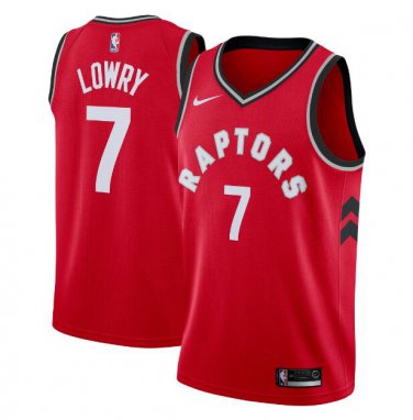 Kyle Lowry #7 Toronto Raptors Swingman Men's Jersey Icon Edition Red Size XL