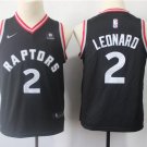 Kawhi Leonard #2 Toronto Raptors Swingman Youth Jersey Statement Edition Black Size XL