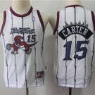 Vince Carter #15 Toronto Raptors Hardwood Classics Youth Jersey White Size S