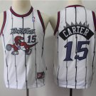 Vince Carter #15 Toronto Raptors Hardwood Classics Youth Jersey White Size M