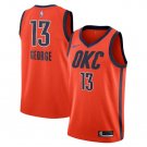 Paul George #13 Oklahoma City Thunder 2018/19 Swingman Jersey Earned Edition Orange Size XXL