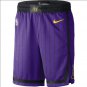 Los Angeles Lakers 2018/19 Swingman Men's Pants City Edition Purple Size XL