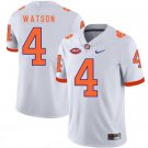 Deshaun Watson #4 Clemson Tigers College Football Limited Player Jersey Men's White Size S