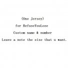 One Hockey Jersey,Custom name & number. Free shipping