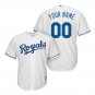 Custom Kansas City Royals Cool Base Player Men's Jersey White Size M L XL XXL XXXL