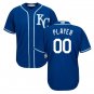 Custom Kansas City Royals Cool Base Player Men's Jersey Royal Size M L XL XXL XXXL