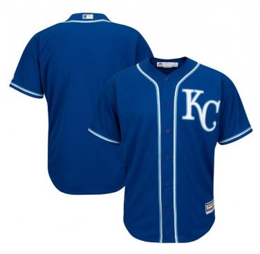 Kansas City Royals Cool Base Player Men's Jersey Royal Size M L XL XXL XXXL