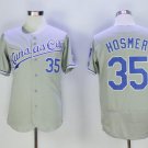 Eric Hosmer #35 Kansas City Royals Cool Base Player Men's Jersey Gray Size XL