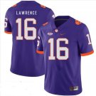 Trevor Lawrence #16 Clemson Tigers College Football Limited Player Jersey Men's Purple Size L