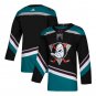 Anaheim Ducks Alternate Blank Men's Jersey Black/Teal Size S