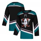 Anaheim Ducks Alternate Blank Men's Jersey Black/Teal Size XXXL