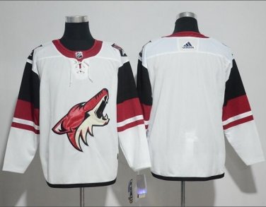 Arizona Coyotes Home Blank Men's Jersey White Size XXXL