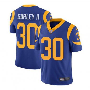 Todd Gurley II #30 Los Angeles Rams Limited Player Jersey Men's Royal Size XL