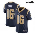 Jared Goff #16 Los Angeles Rams Limited Player Jersey Youth Navy Size L