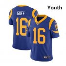 Jared Goff #16 Los Angeles Rams Limited Player Jersey Youth Royal Size S