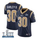 Todd Gurley II #30 Los Angeles Rams 2019 Super Bowl LIII Limited Player Jersey Men's Navy Size S