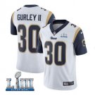 Todd Gurley II #30 Los Angeles Rams 2019 Super Bowl LIII Limited Player Jersey Men's White Size M