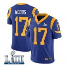 Robert Woods #17 Los Angeles Rams 2019 Super Bowl LIII Limited Player Jersey Men's Royal Size S
