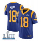 Cooper Kupp #18 Los Angeles Rams 2019 Super Bowl LIII Limited Player Jersey Men's Royal Size XL