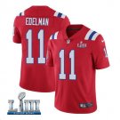 Julian Edelman #11 New England Patriots 2019 Super Bowl LIII Limited Player Jersey Men's Red Size S