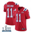 Julian Edelman #11 New England Patriots 2019 Super Bowl LIII Limited Player Jersey Men's Red Size XL