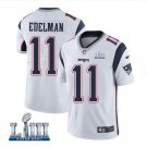 Julian Edelman #11 New England Patriots 2019 Super Bowl LIII Limited Jersey Men's White Size S