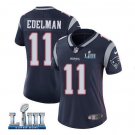 Julian Edelman #11 New England Patriots 2019 Super Bowl LIII Limited Jersey Women's Navy Size M
