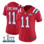 Julian Edelman #11 New England Patriots 2019 Super Bowl LIII Limited Jersey Women's Red Size XXL