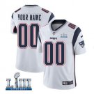 Custom New England Patriots 2019 Super Bowl LIII Limited Jersey Men's White Size S M L XL XXL XXXL