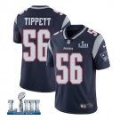 Andre Tippett #56 New England Patriots 2019 Super Bowl LIII Limited Player Jersey Men's Navy Size M