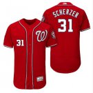 Max Scherzer #31 Washington Nationals Flex Base Player Men's Jersey Red Size XXXL