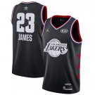 LeBron James #23 Los Angeles Lakers 2019 All-Star Game Swingman Jersey Men's Black Size L