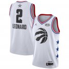 Kawhi Leonard #2 Toronto Raptors 2019 All-Star Game Swingman Jersey Men's White Size S