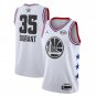 Kevin Durant #35 Golden State Warriors 2019 All-Star Game Swingman Jersey Men's White Size M