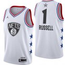D'Angelo Russell #1 Brooklyn Nets 2019 All-Star Game Swingman Jersey Men's White Size L