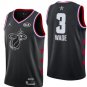 Dwyane Wade #3 Miami Heat 2019 All-Star Game Swingman Jersey Men's Black Size L