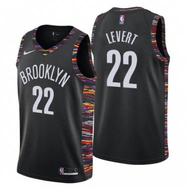 Caris LeVert #22 Brooklyn Nets 2018/19 Swingman Jersey City Edition Black Size L